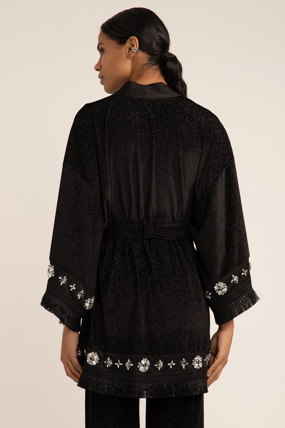 KIMONO PATBO I22 PRETO