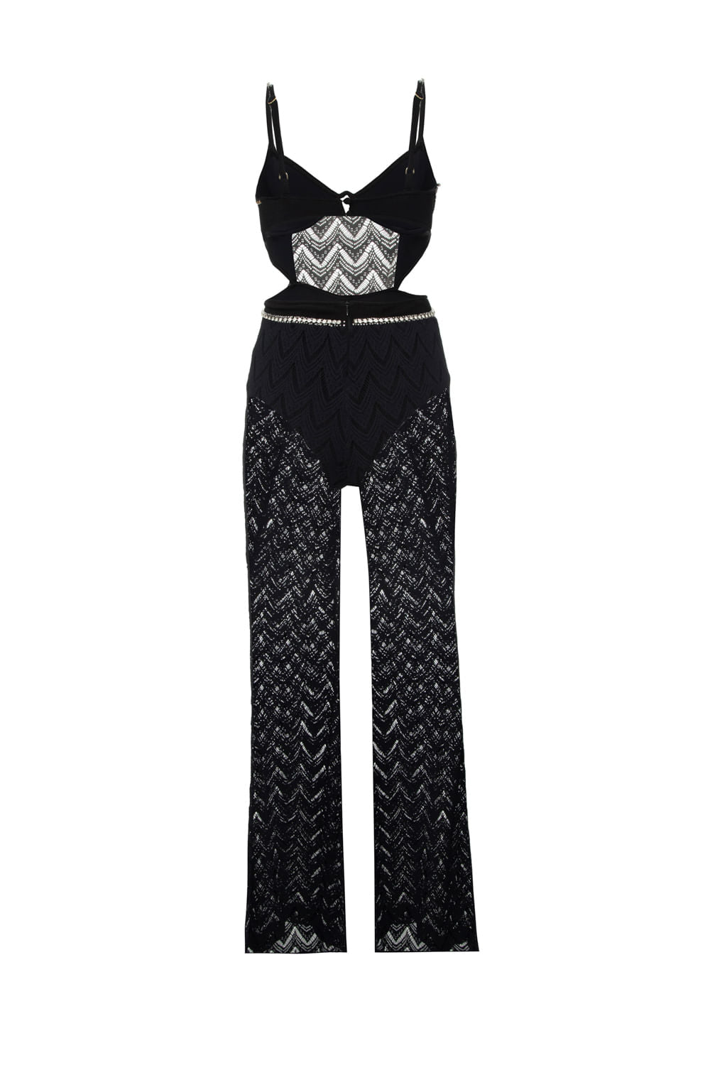 MACACÃO HAND-BEADED  PRETO