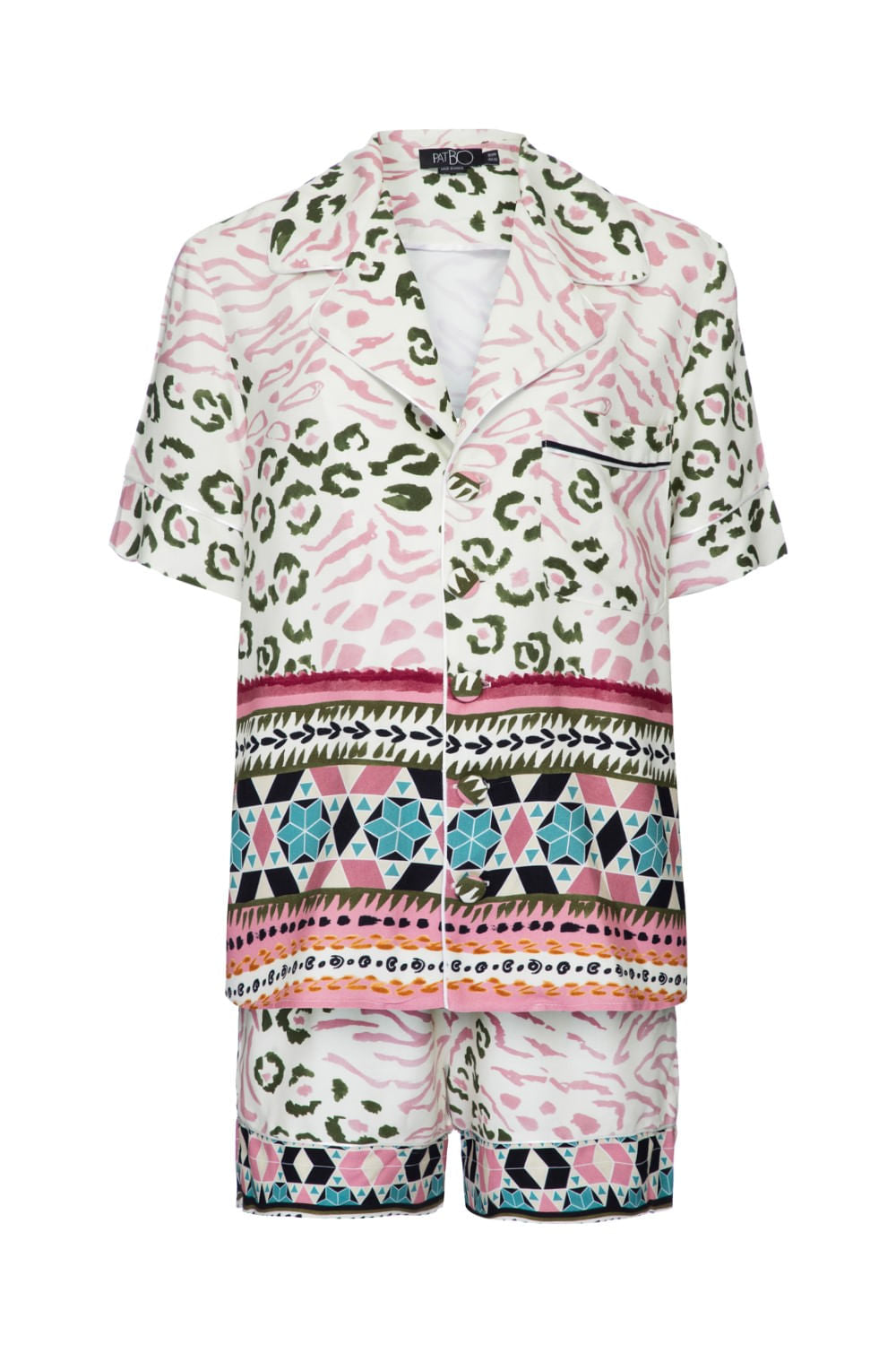 Pijama curto amur kadu dantas rosa