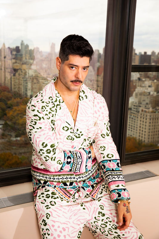 PIJAMA LONGO AMUR KADU DANTAS ROSA