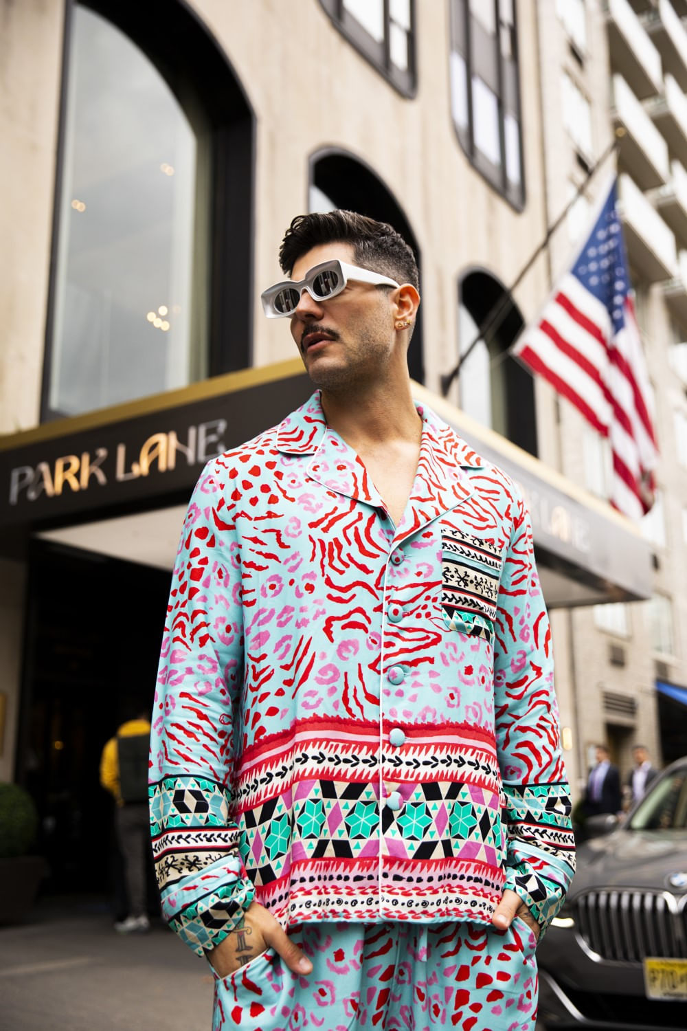 PIJAMA LONGO AMUR KADU DANTAS AZUL