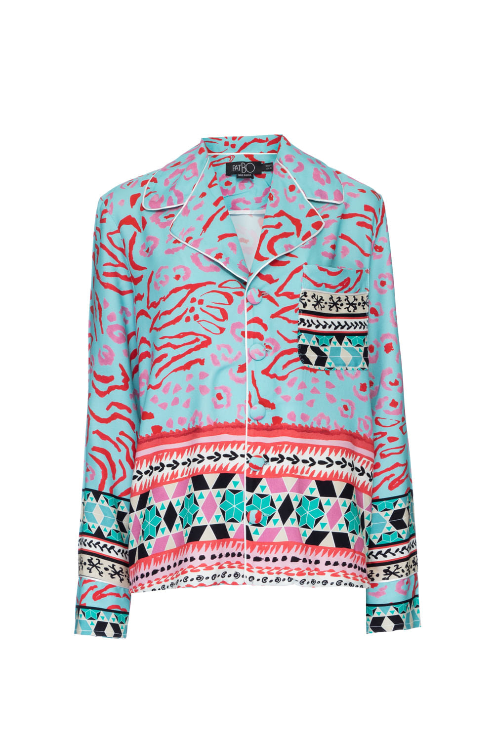 PIJAMA LONGO AMUR KADU DANTAS AZUL