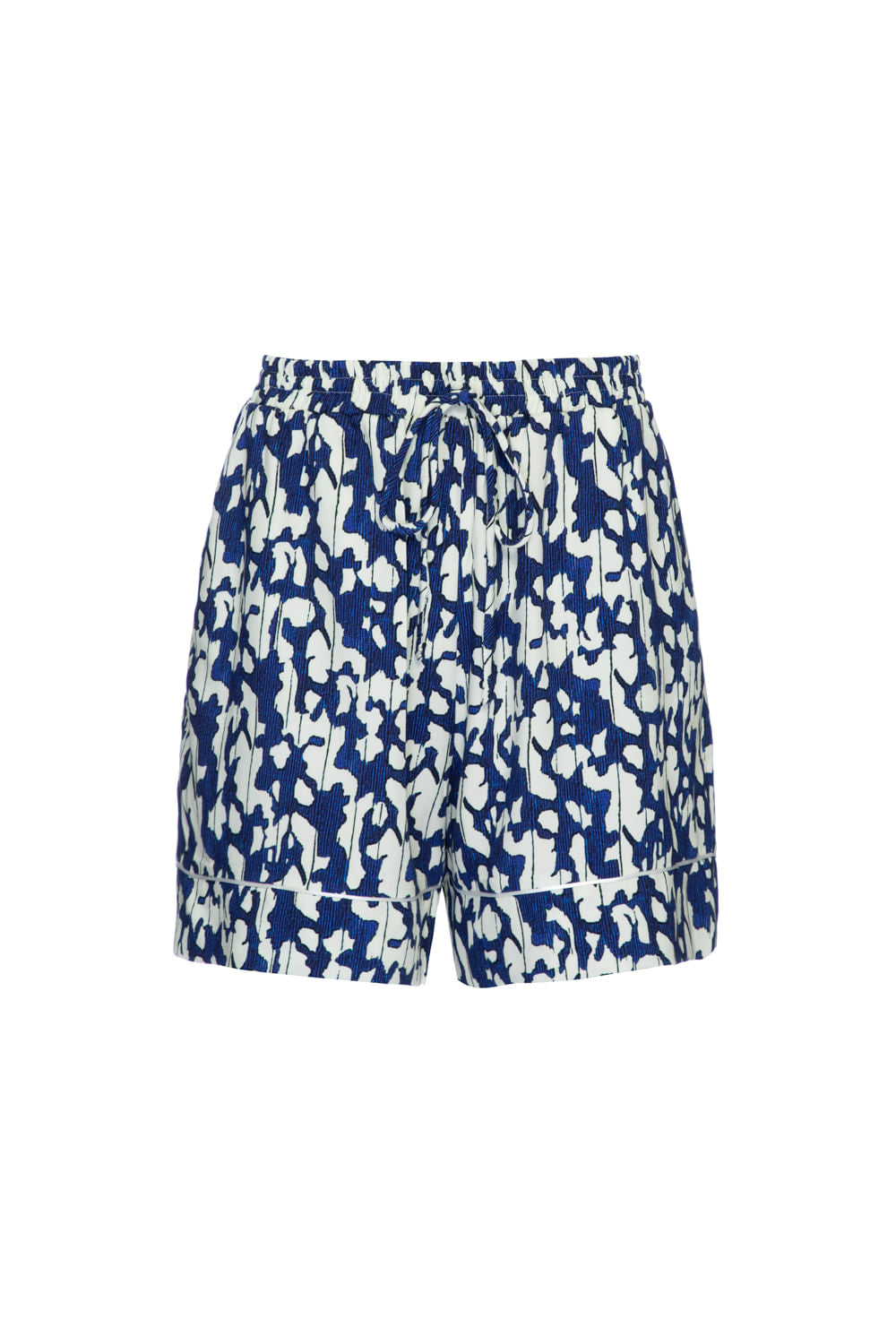 PIJAMA CURTO ANIMAL PLANT KADU DANTAS AZUL