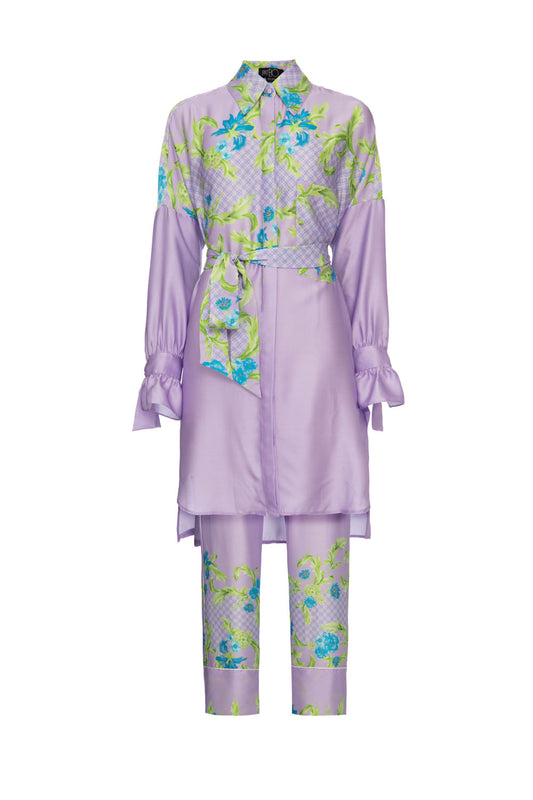 PIJAMA CHEMISE LAVENDER LILAS