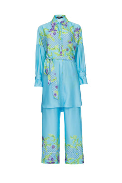 PIJAMA CHEMISE LAVENDER AZUL