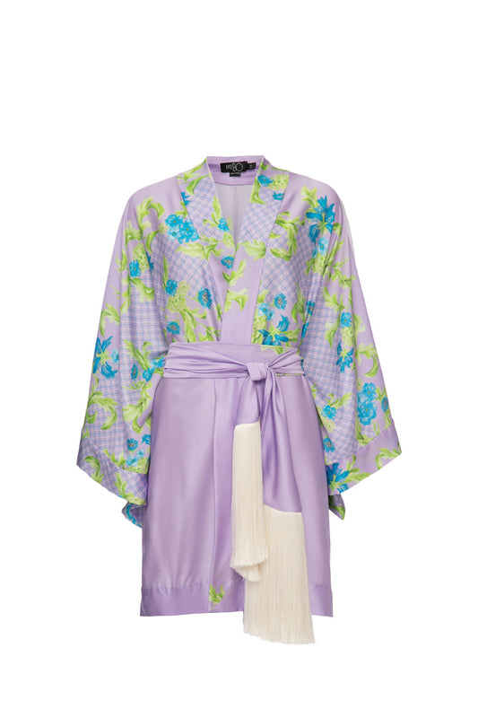 PIJAMA KIMONO LAVENDER LILAS