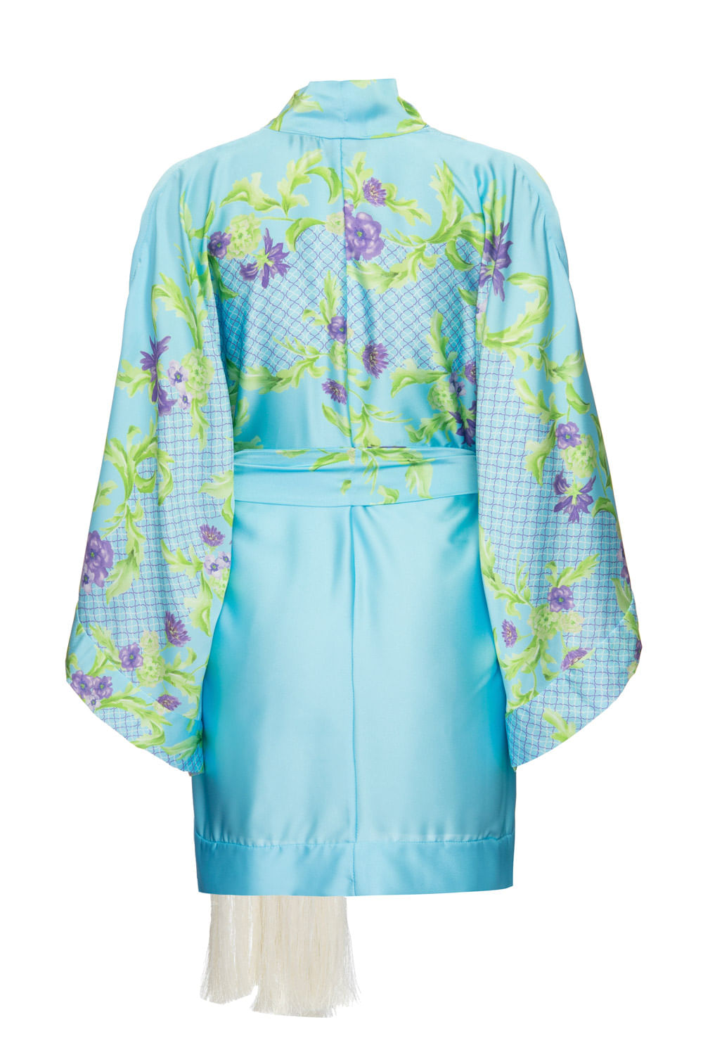 PIJAMA KIMONO LAVENDER AZUL