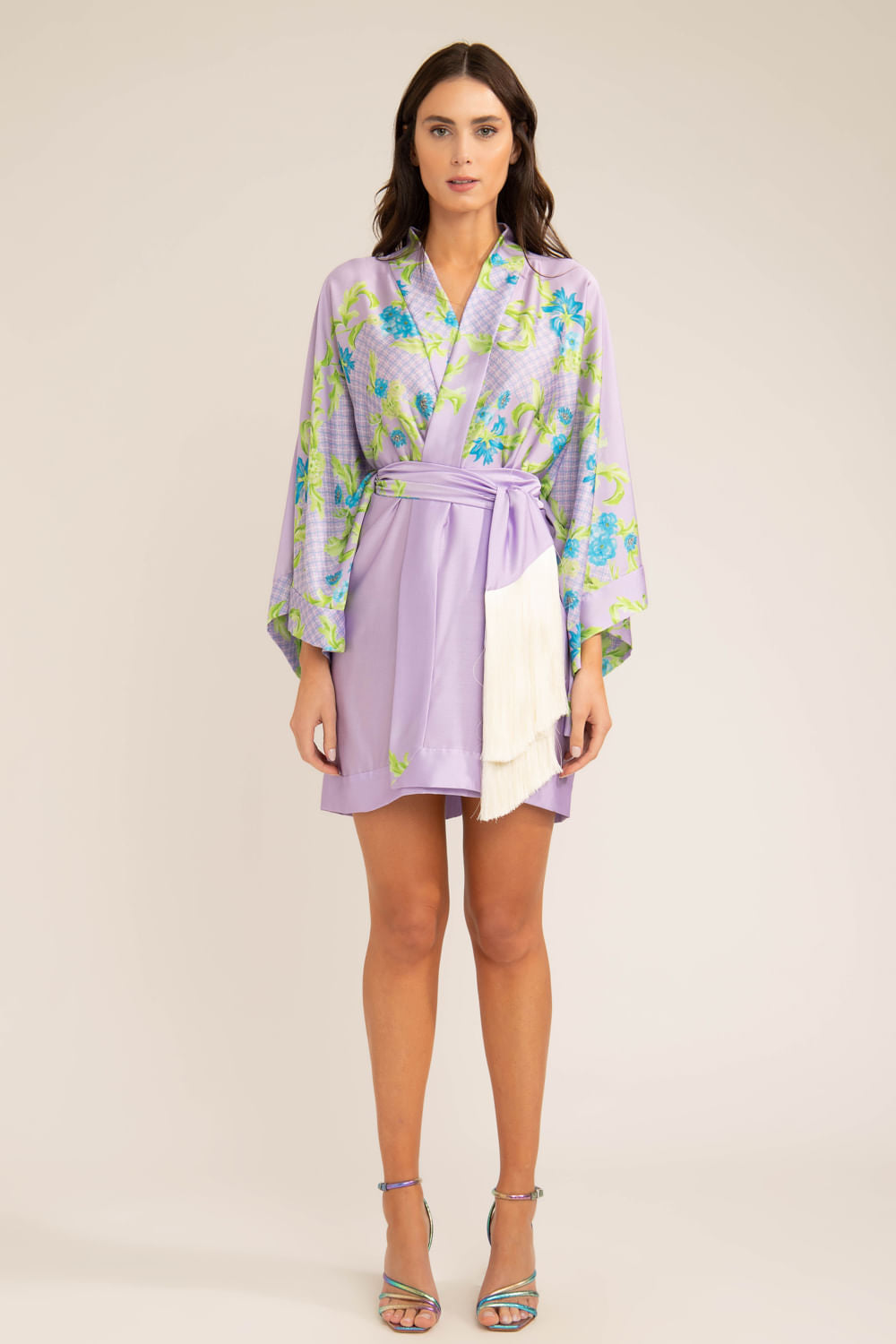 Pijama kimono lavender lilas
