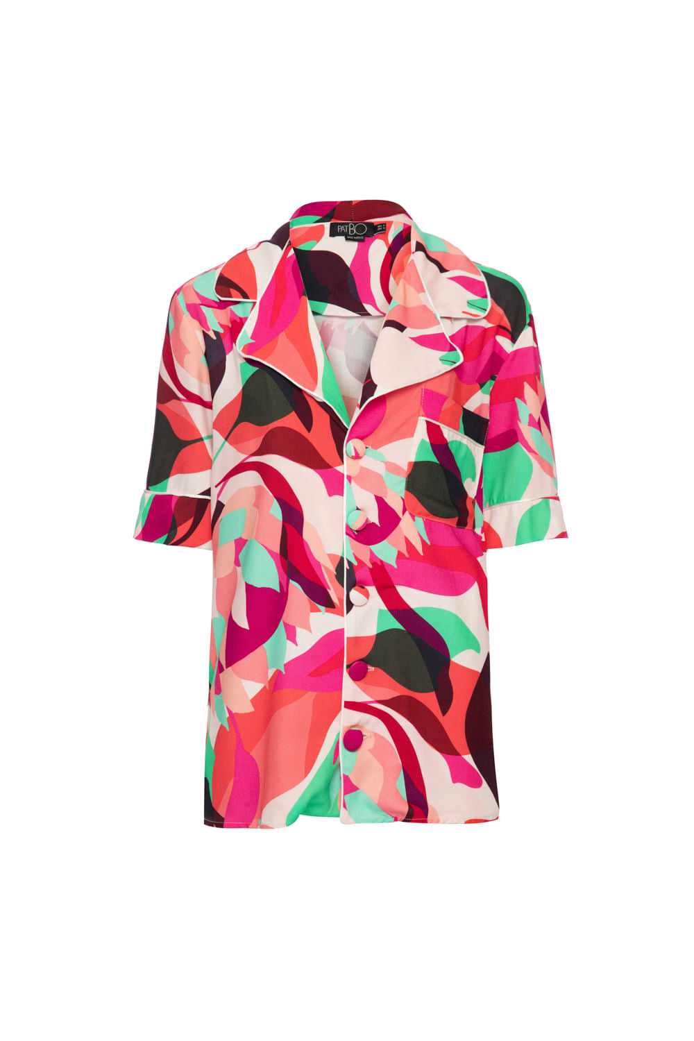 PIJAMA CURTO PROTEA ROSA