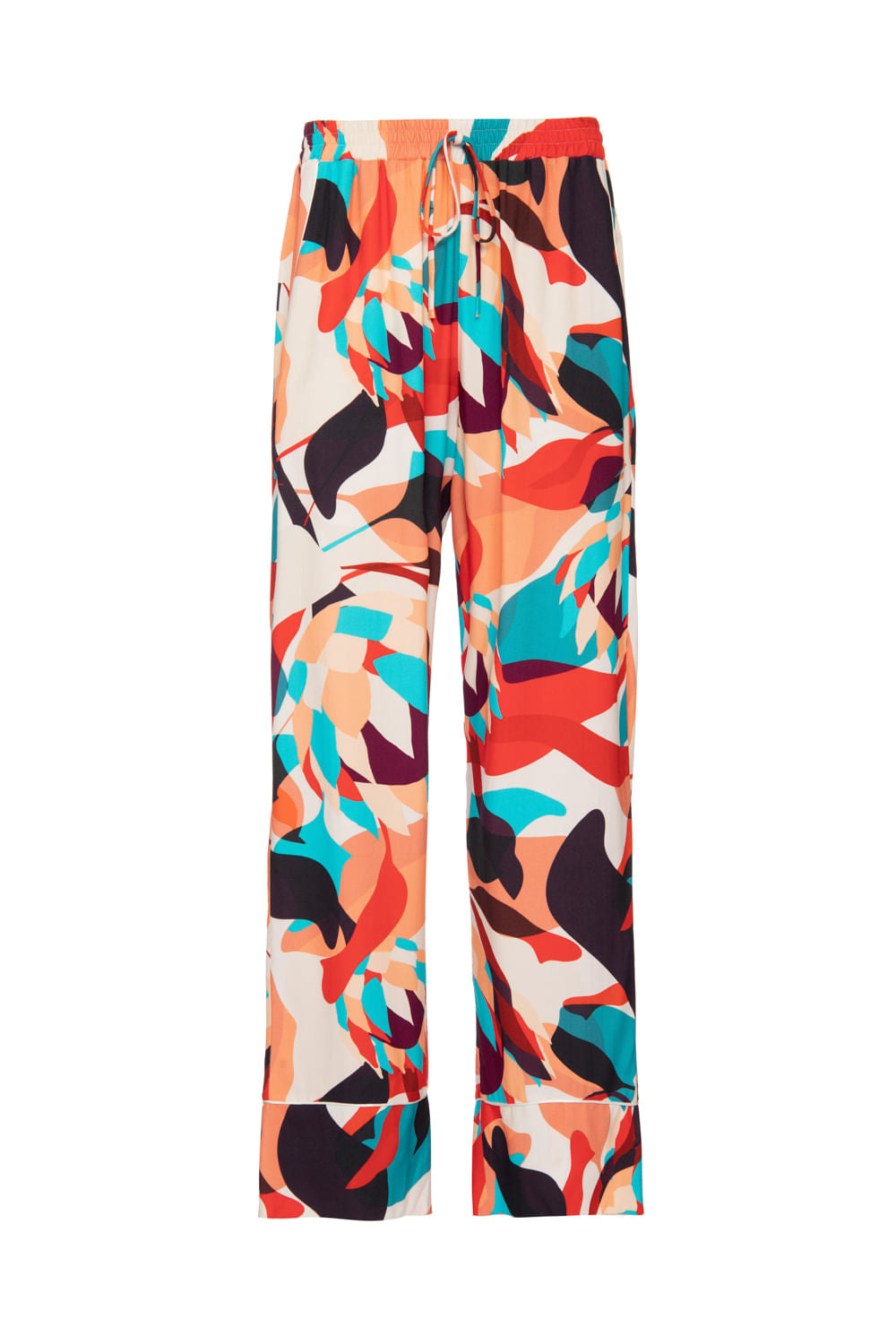 Pijama longo protea laranja