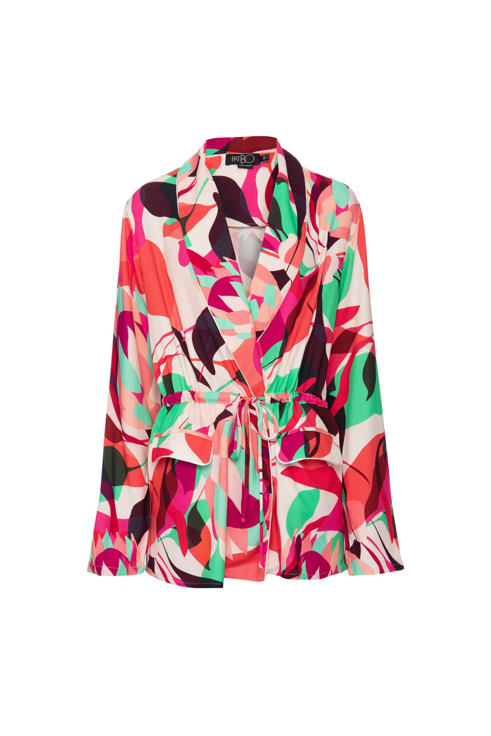 PIJAMA LONGO AMARRAÇÃO PROTEA ROSA