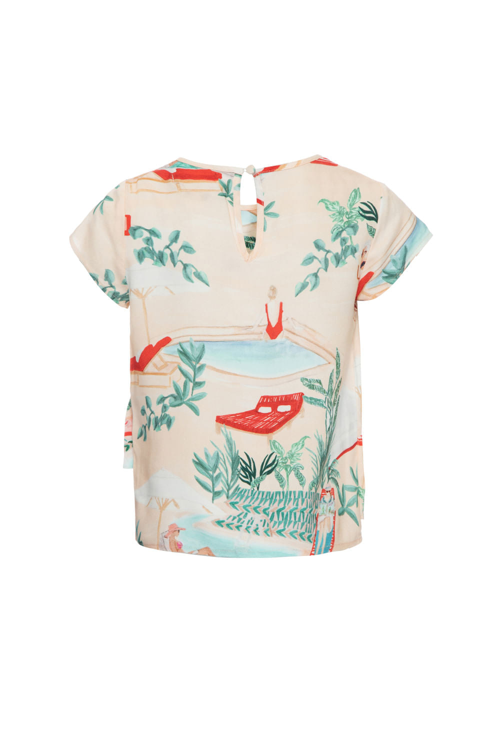 PIJAMA CURTO SALINE INFANTIL BEGE