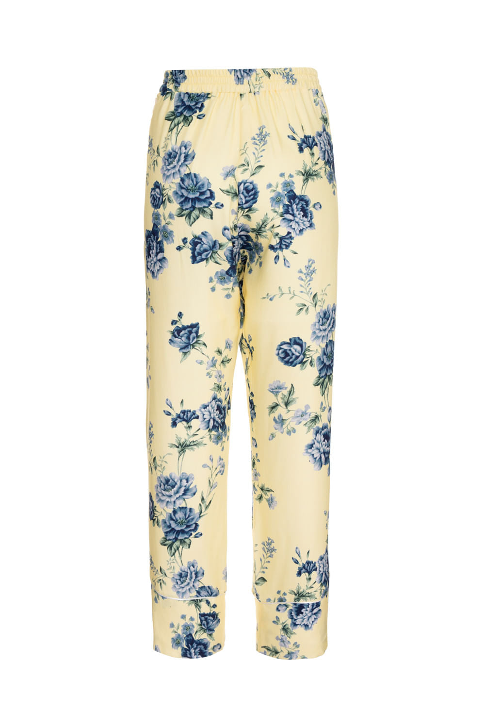 PIJAMA LONGO FLORAL OLGA  AMARELO