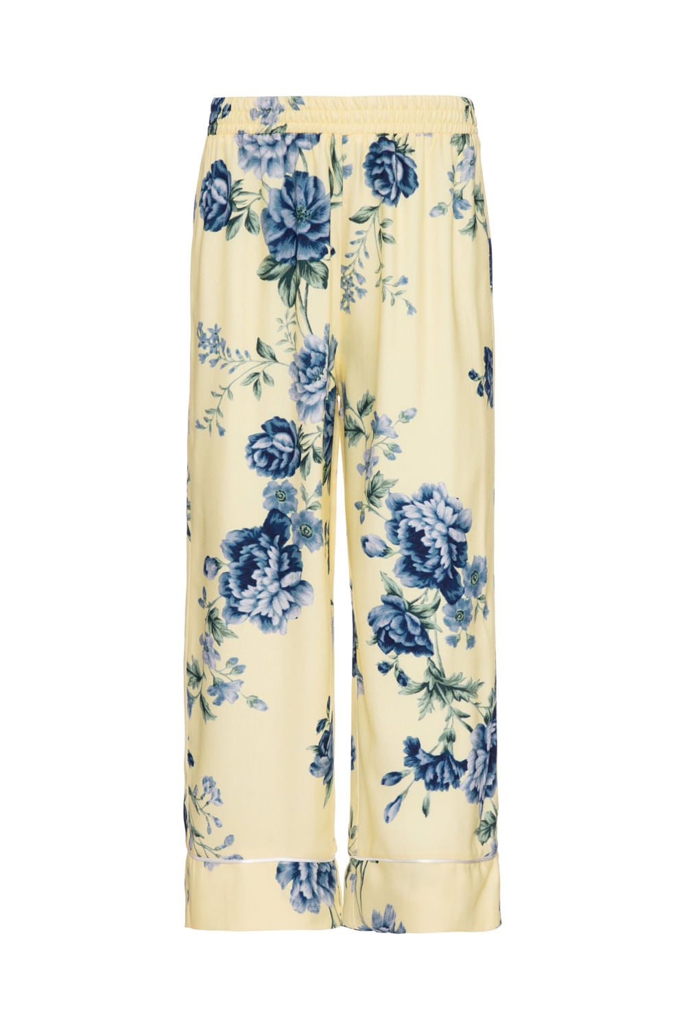 PIJAMA LONGO FLORAL OLGA INFANTIL AMARELO