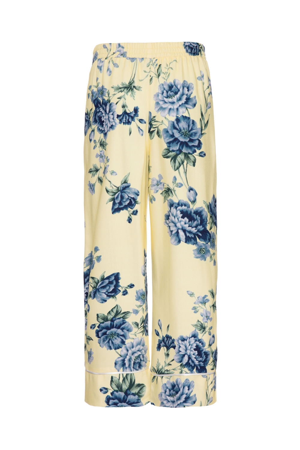 PIJAMA LONGO FLORAL OLGA INFANTIL AMARELO