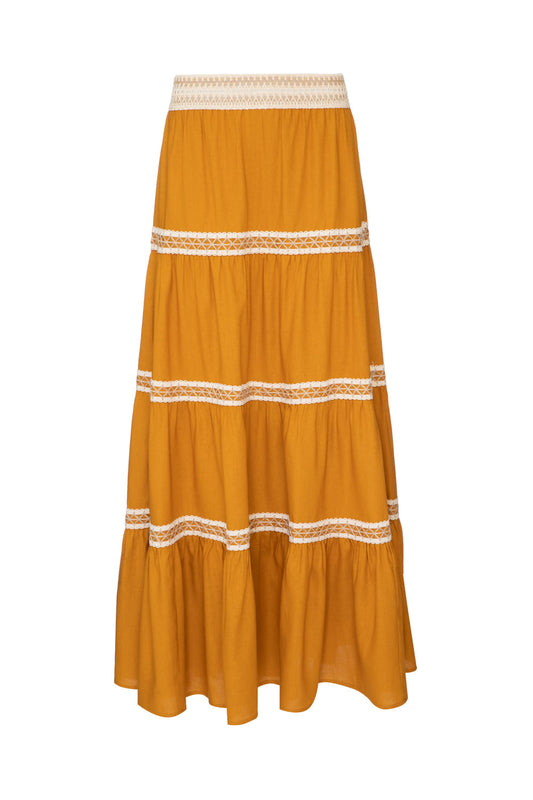 SAIA LONGA ENTREMEIO DESERT AMARELO