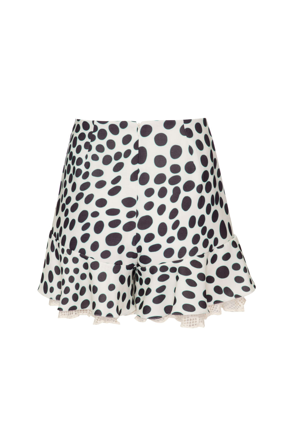 SHORT BABADO POÁ BOSSA OFF WHITE