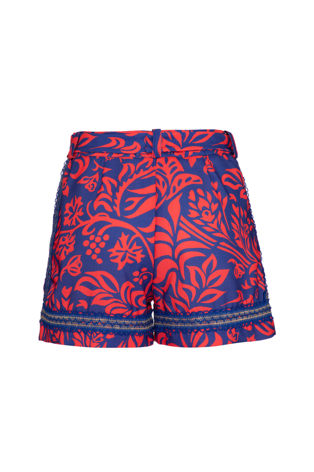 SHORT TROPICAL GRÁFICO AZUL