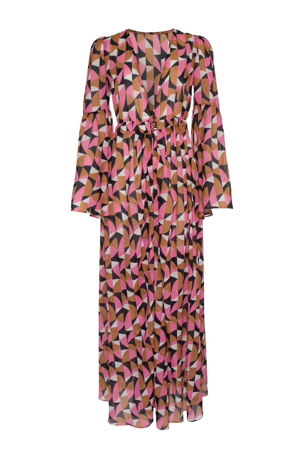 SAÍDA DE PRAIA LONGA GEOMÉTRICO ZELLIJ ROSA