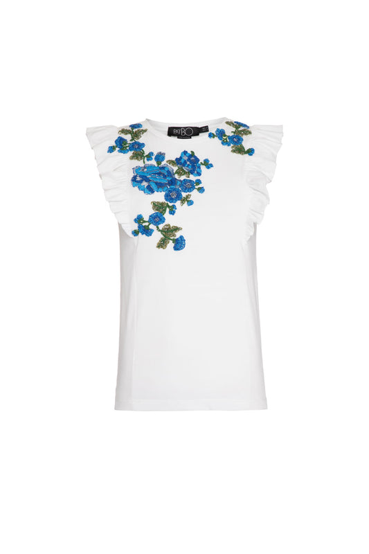T-SHIRT BABADO OFF WHITE