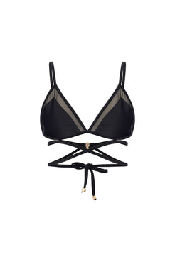 TOP BIQUÍNI AMARRAÇÃO LYCRA SNIP PRETO