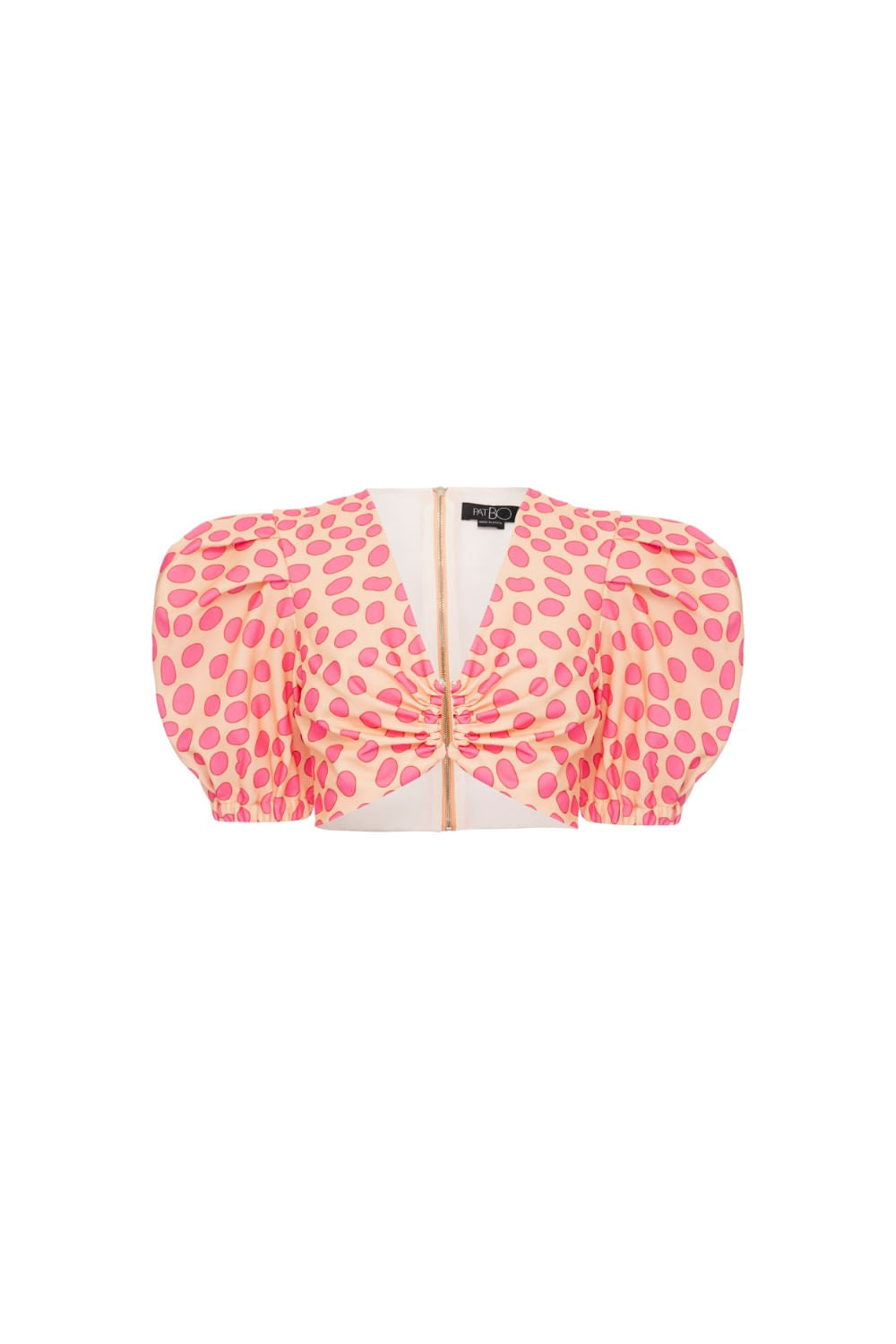 Top ferragem poá bossa rosa