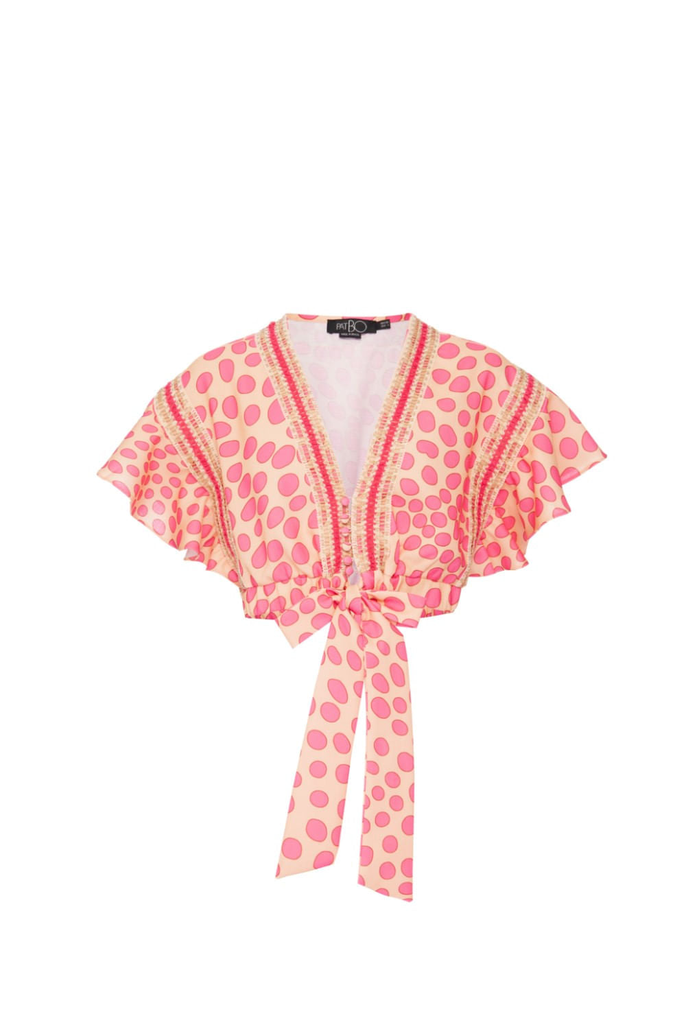 TOP AMARRAÇÃO POÁ BOSSA ROSA