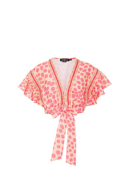 TOP AMARRAÇÃO POÁ BOSSA ROSA