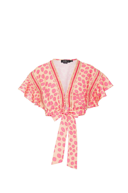 TOP AMARRAÇÃO POÁ BOSSA ROSA