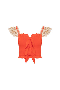 TOP NÓ DESERT LARANJA