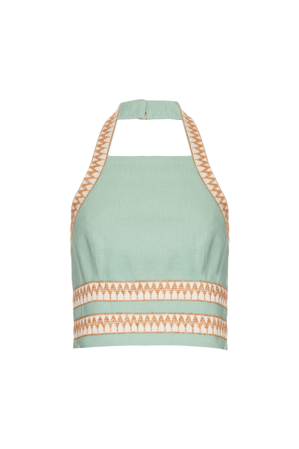 TOP LINHO ENTREMEIO VERDE