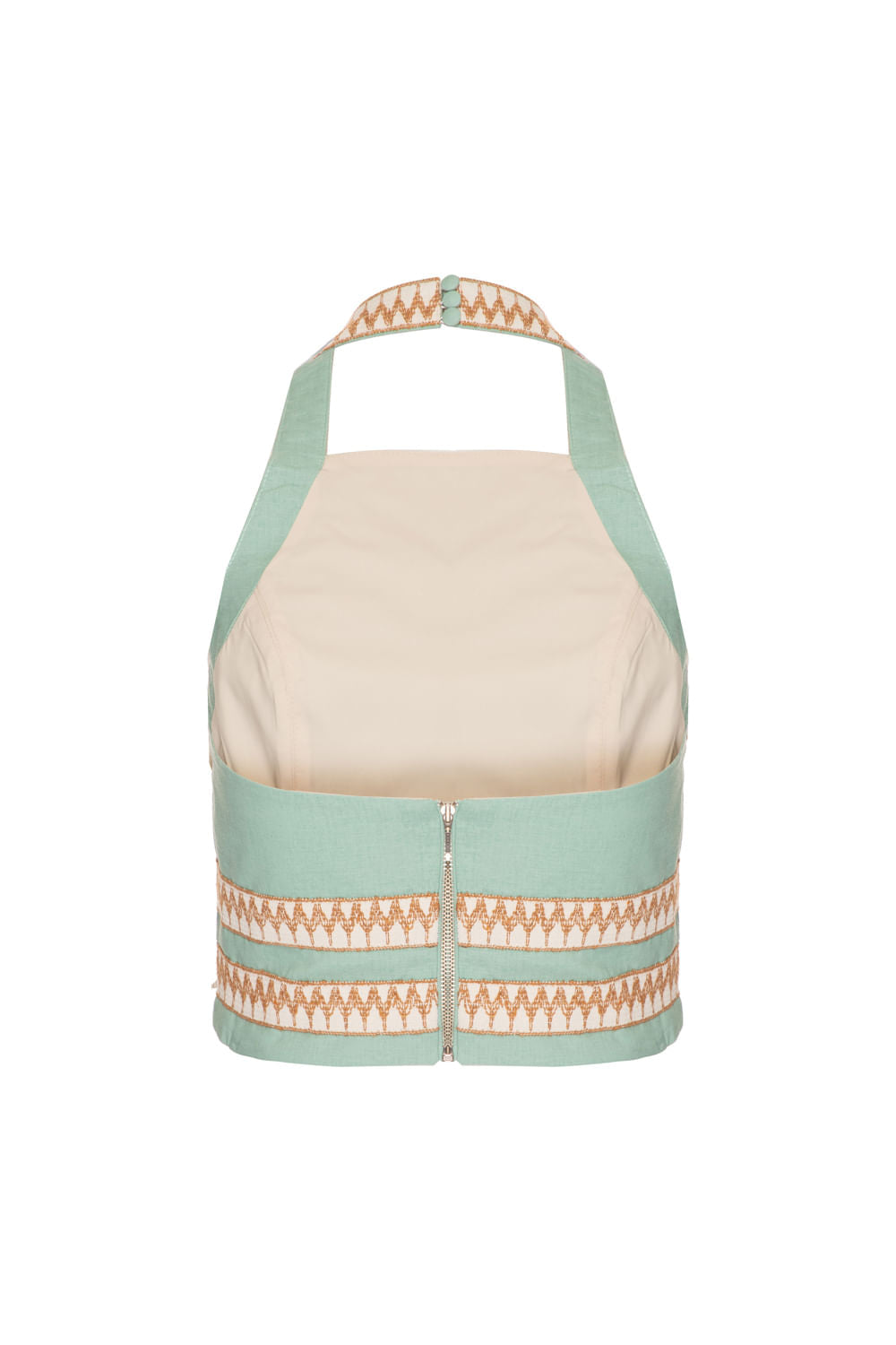 TOP LINHO ENTREMEIO VERDE