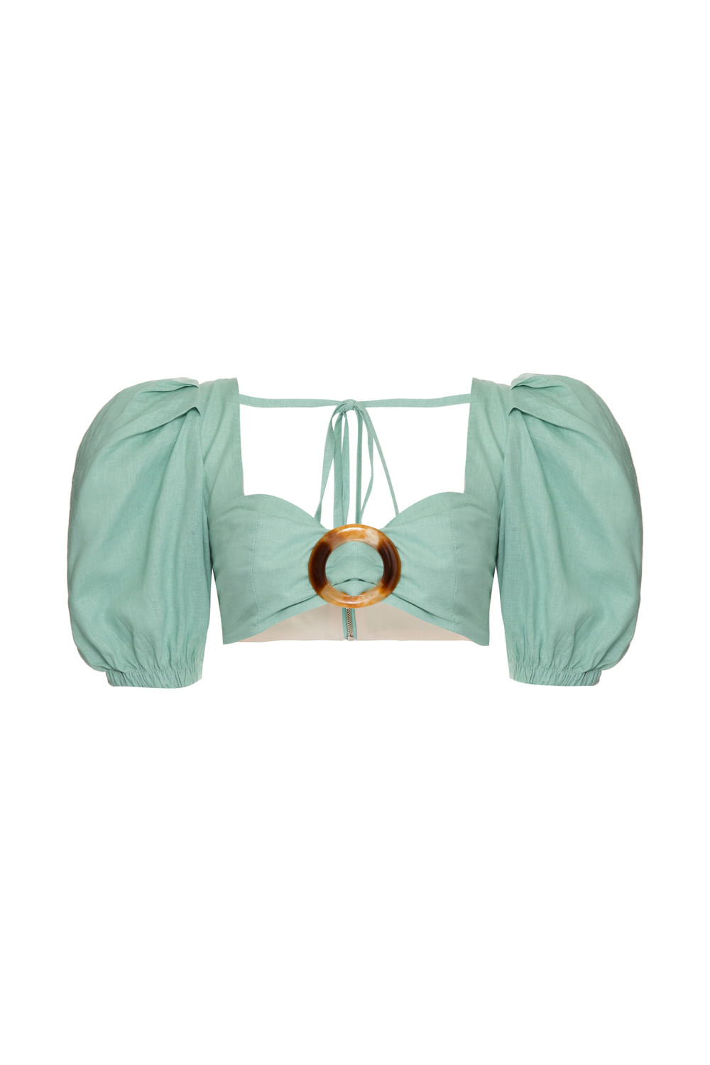 TOP LINHO ARGOLA VERDE