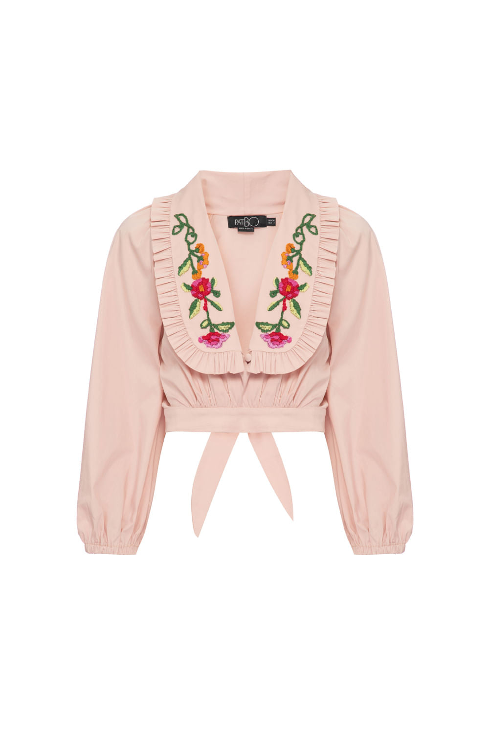 TOP CAMISA AMARRAÇÃO SOFT 60'S ROSA