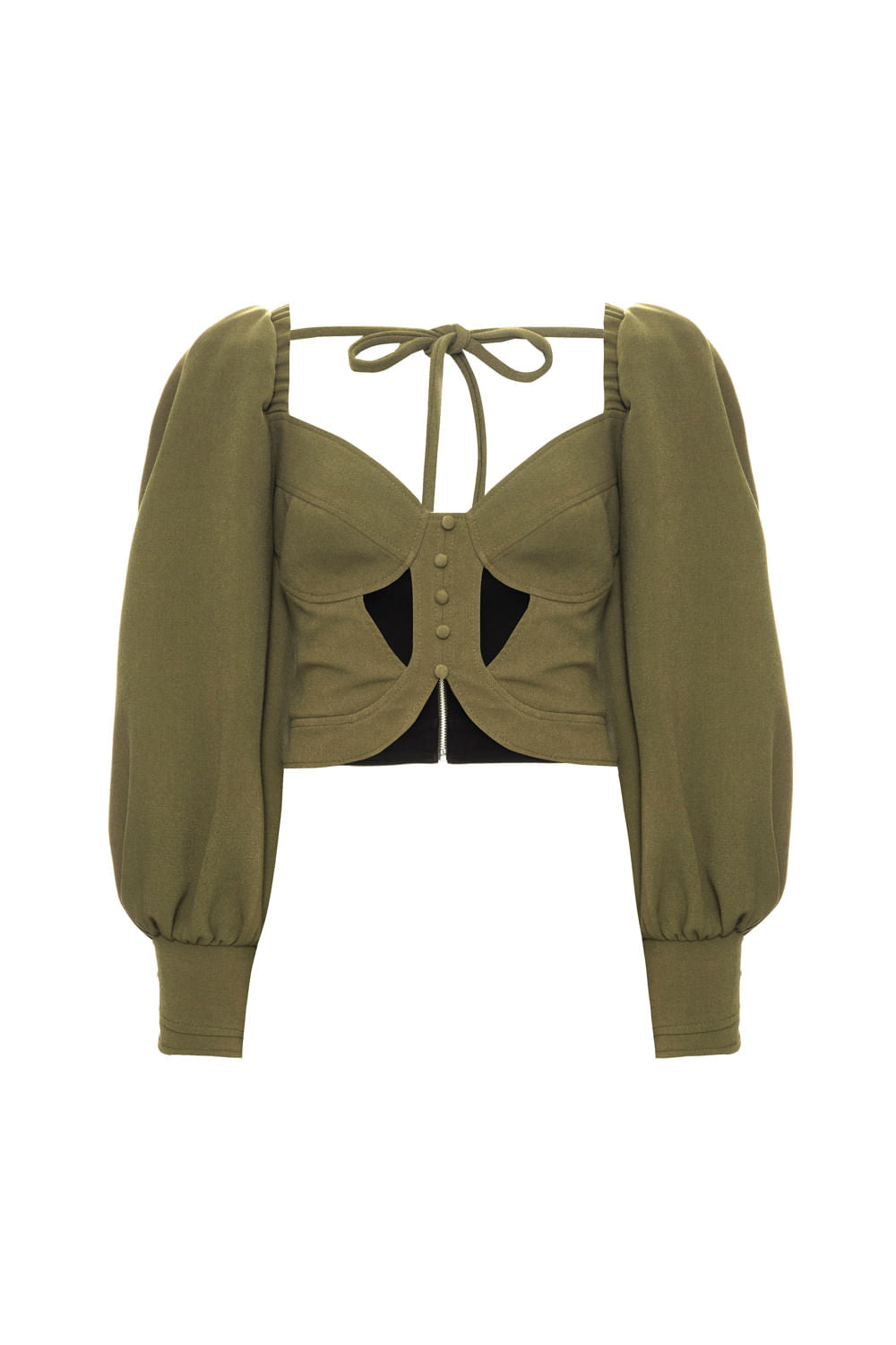 TOP CROPPED EMPOWERED  VERDE