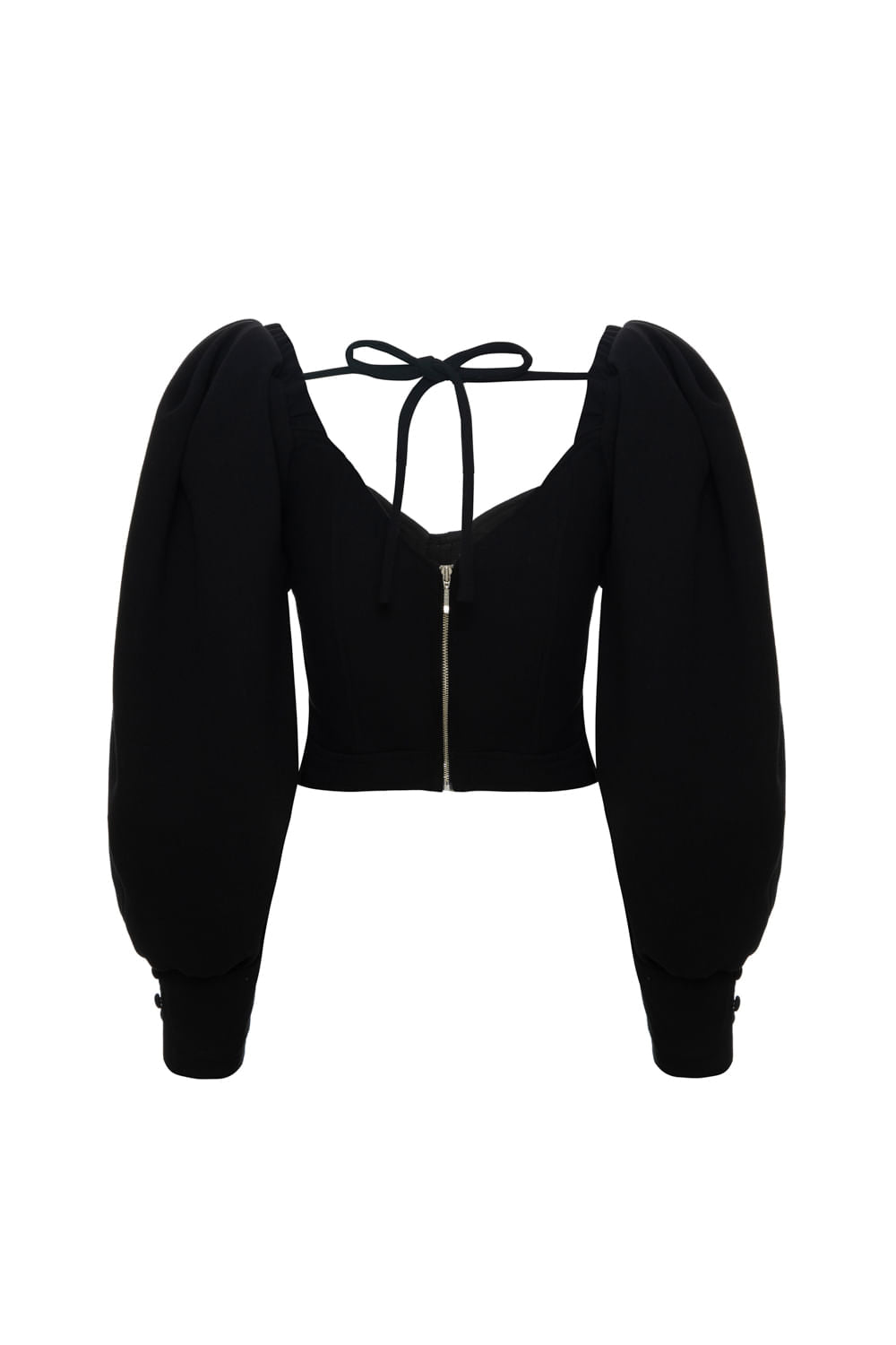 TOP CROPPED EMPOWERED  PRETO