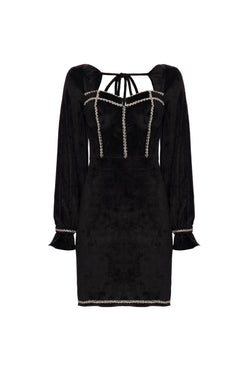 VESTIDO PATBO INVERNO 22 PRETO