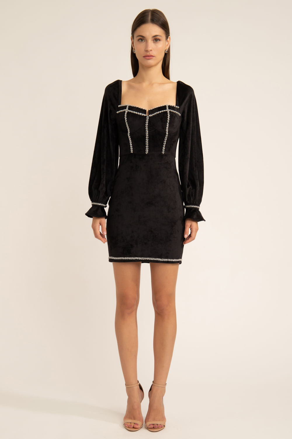VESTIDO PATBO INVERNO 22 PRETO