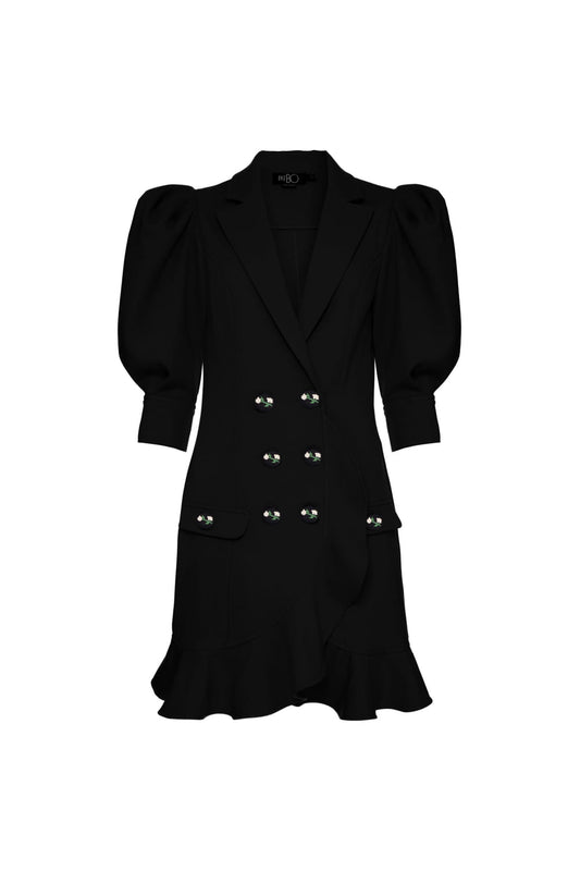 VESTIDO CURTO EMPOWERED  PRETO