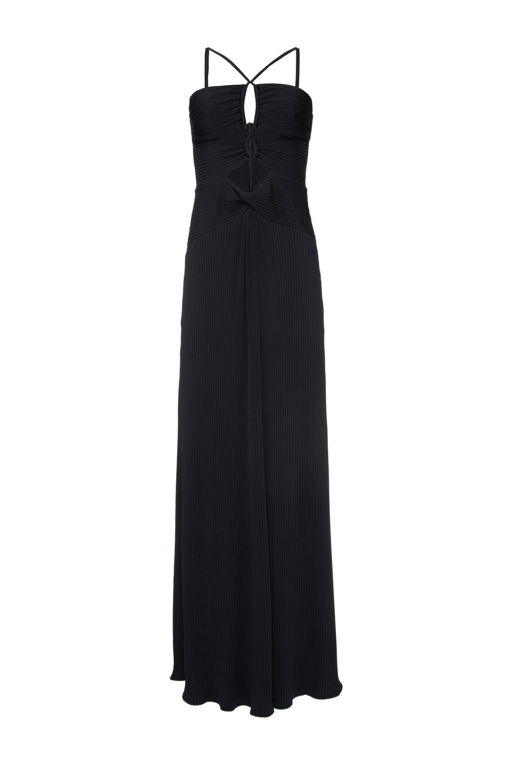 Vestido longo formentera preto