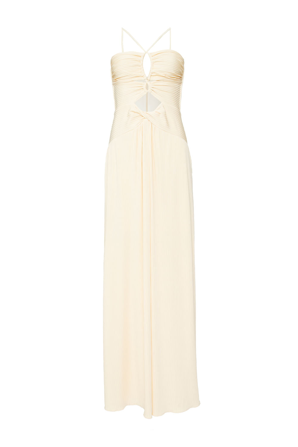 VESTIDO LONGO FORMENTERA CREME