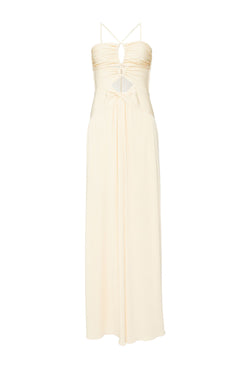 VESTIDO LONGO FORMENTERA CREME