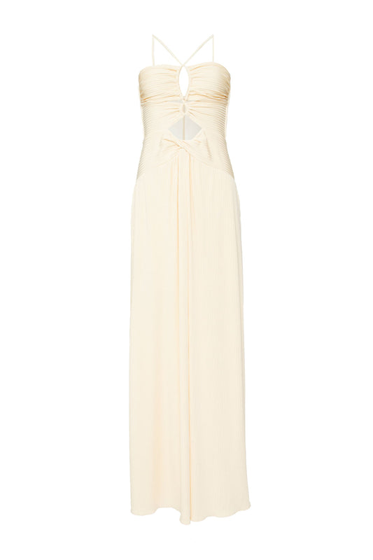 VESTIDO LONGO FORMENTERA CREME