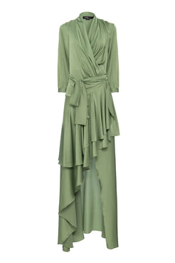VESTIDO PATBO I22 VERDE