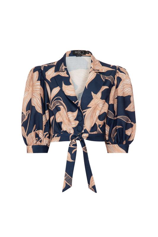 TOP AMARRAÇÃO STARGAZER AZUL MARINHO