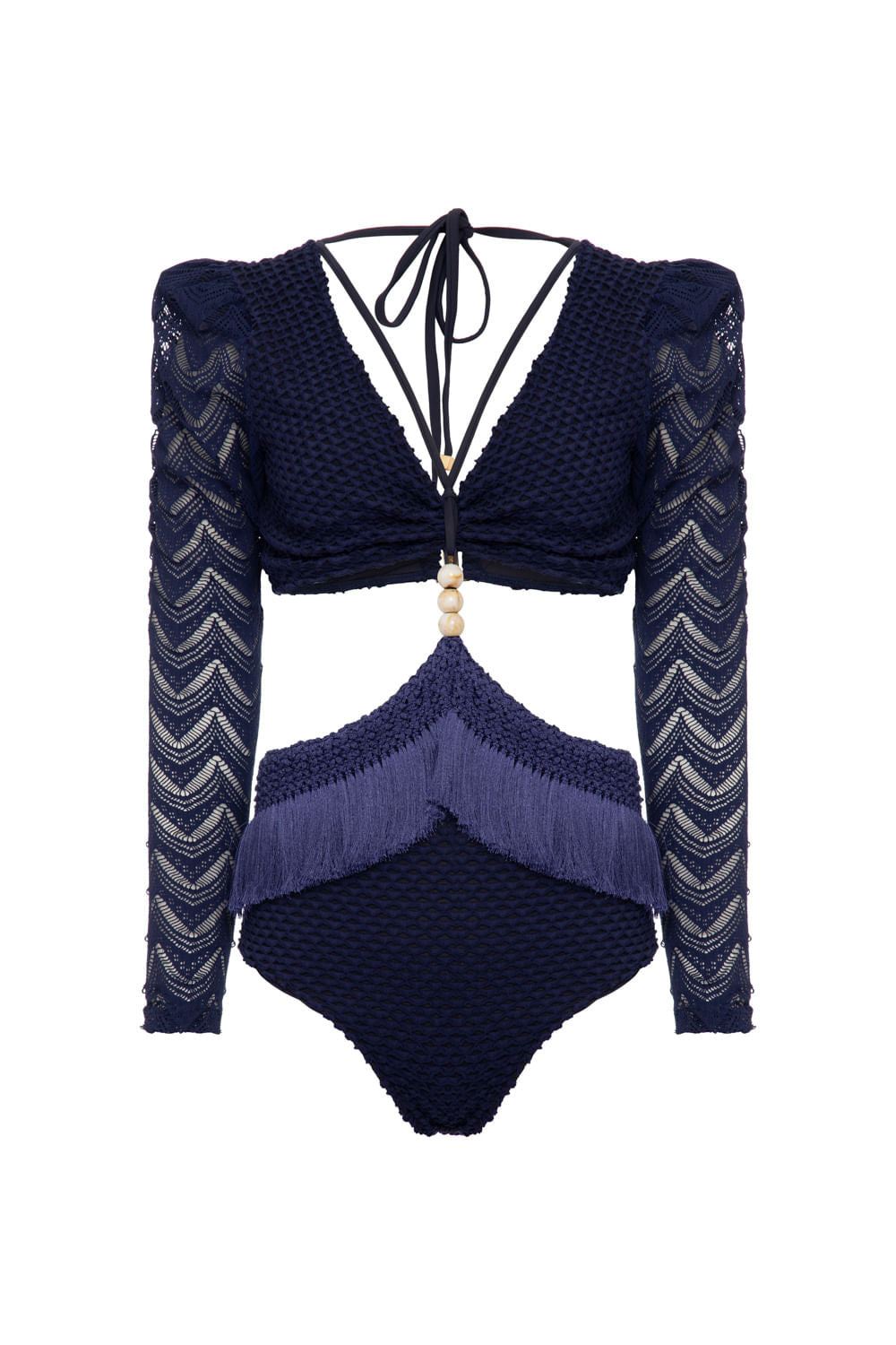 BODY MANGA TELA DEEP DIVE AZUL MARINHO