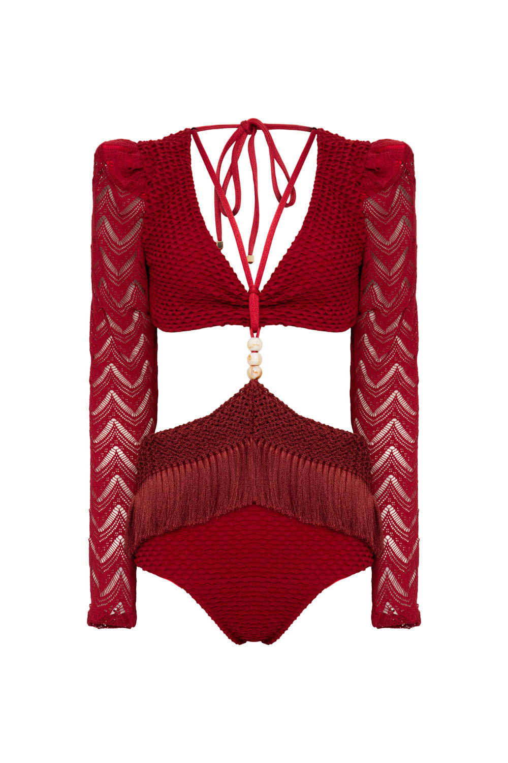 BODY MANGA TELA DEEP DIVE VERMELHO