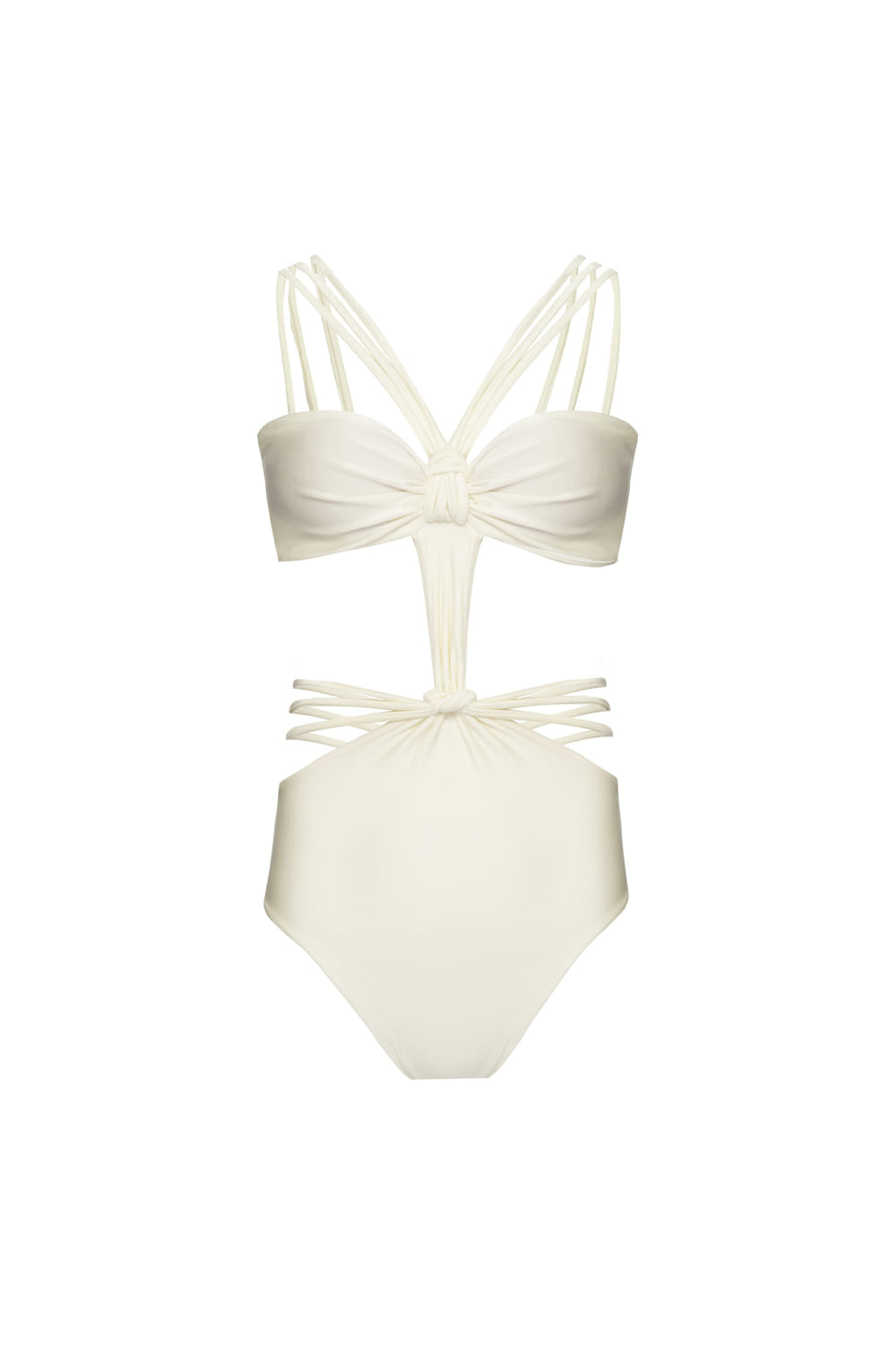 BODY DE BEACH ROSA SELVAGEM COM NÓS OFF WHITE