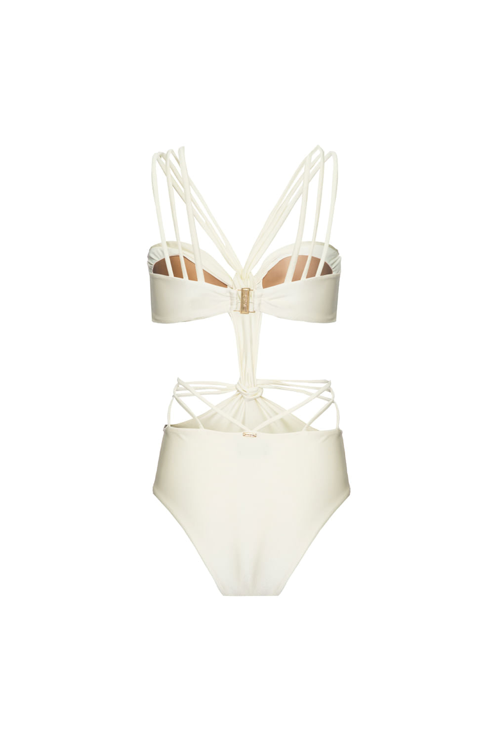 BODY DE BEACH ROSA SELVAGEM COM NÓS OFF WHITE