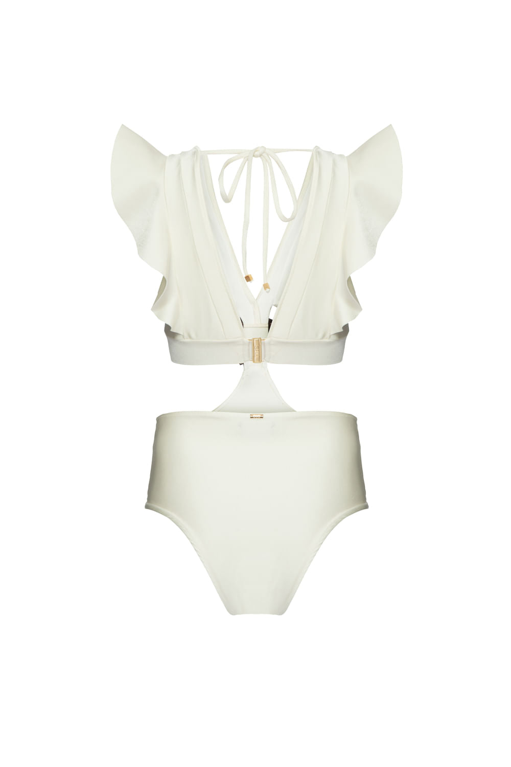 BODY DE BEACH ROSA SELVAGEM COM BORDADO E TELA OFF WHITE